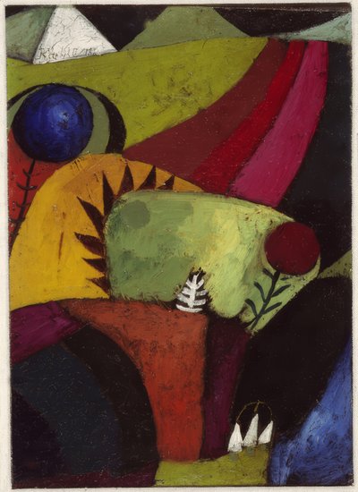 Drei weiße Glockenblumen von Paul Klee